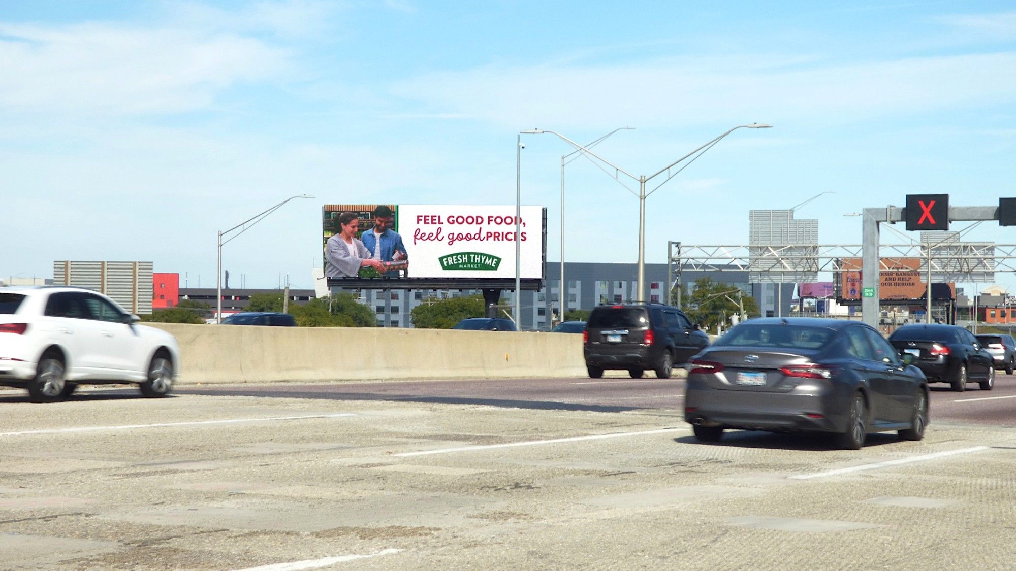 Frame billboard in Chicago