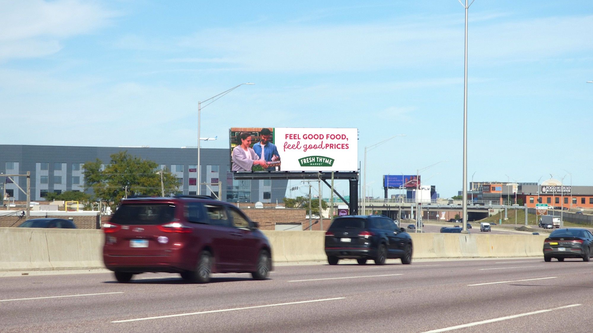 Frame billboard in Chicago